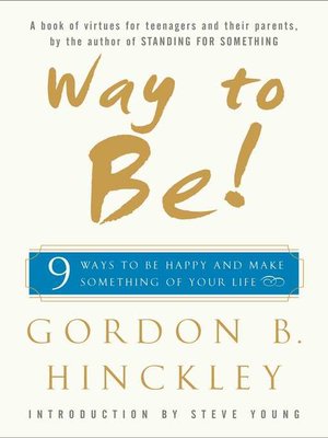 cover image of Way to Be!